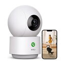 【2.4と5GhzWiFi対応・ワンタッチコール機能・300万高画素】見守りカメラ 防犯カメラ ペットカメラ 室内 留守番カメラ 人体/モーション/音声検知 自...
