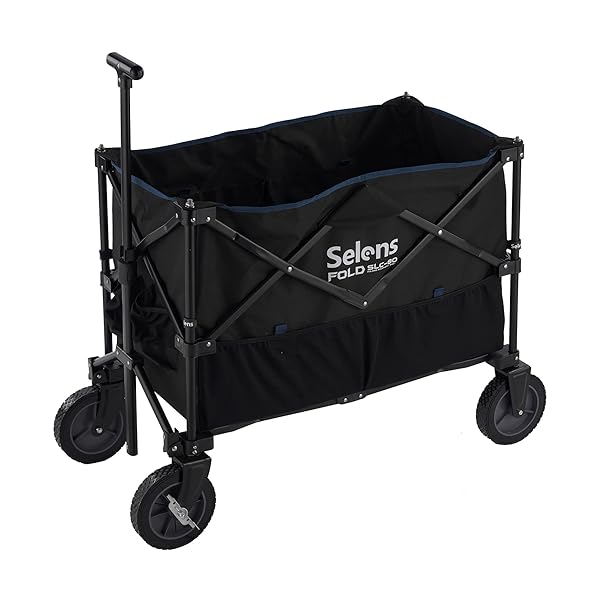 キャリーワゴン 折りたたみキャリーカート 耐荷重100kg 大容量 3/8ネジ付き ブームアームなど装着 アウ..