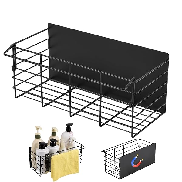 浴室用ラック マグネット バスルーム ラック タオルバー付き 浮かせる収納 浴室 洗面所、キッチン 収納..