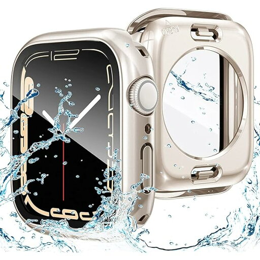 for Apple Watch ケース 360度全面防水 バンド 水泳・スポーツ専用 ガラスフィルム 一体型 apple watch 用 カバー 360フルボディ防水 アップルウォッチ ケース Apple Watch Series9/8/7 41mm for Apple Watch ケース 360度全面防水 バンド 水泳・スポーツ専用 ガラスフィルム 一体型 apple watch 用 カバー 360フルボディ防水 アップルウォッチ ケース Apple Watch Series9/8/7 41mm