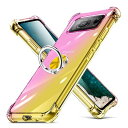 AQUOS R6 ケース リング クリア 透明 スリム 薄型 TPU SH-51B SH-M22 カバー 耐衝撃 クリア 透明 スリム 薄型 グラデーション スタンド機能 車載ホルダー TPU 黄変防止 指紋防止 防塵 滑り防止 人気 携帯カバー ピ
