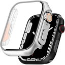 for Apple Watch ケース 40mm 41mm 44mm 45mm 対応 と互換性があり 数秒で Ultra シリーズの外観に変換できます ガラスフィルム 一体型 apple watch 用 カバー アップルウォッチ ケース 傷防止 耐衝