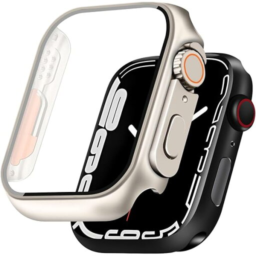 for Apple Watch ケース 40mm 41mm 44mm 45mm 対応 と互換性があり 数秒で Ultra シリーズの外観に変換できます ガラスフィルム 一体型 apple watch 用 カバー アップルウォッチ ケース 傷防止 耐衝 for Apple Watch ケース 40mm 41mm 44mm 45mm 対応 と互換性があり 数秒で Ultra シリーズの外観に変換できます ガラスフィルム 一体型 apple watch 用 カバー アップルウォッチ ケース 傷防止 耐衝