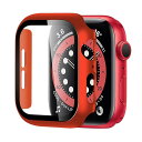 【2枚】 対応 Apple Watch ケース Series 9/8/7 アップルウォッチ カバー ガラスフィルム 一体型 Apple Watch カバー PC素材 軽量 日本旭硝子材 二重構造 アップルウォッチ ケース 全面保護 高耐久 高透過率