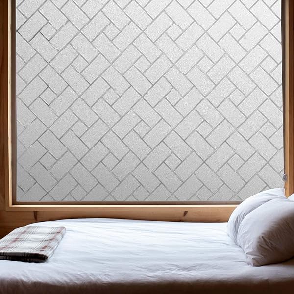 窓用フィルム 目隠しシート 何度でも貼り直せる 窓ガラスフィルム 遮熱 紫外線カット のりなし 60x1000..