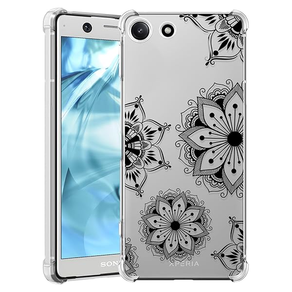 Xperia Ace 用 ケース耐衝撃 おしゃれ クリア透明 スリム 薄型 tpu 指紋防止 米軍MIL規格取得 SO-02L ..