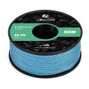 マイクロコード ロープ径1.18mm パラコード 50M巻 細引き 耐荷重45kg キャンプ クラフト等に適用 - スカイ ブルー