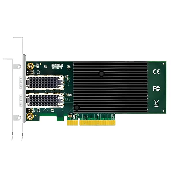 ST7218 2ポート10G SFP+イーサネットカード、Intel X710コントローラ、PCIE 3.0 X8インターフェイス、Windows 11/10/Windowsサーバ/Linux/ESX/VMware ESXi対応(Mac OS非対応)