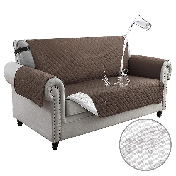 ソファーカバー 2人掛け 防水 マルチカバー 肘付き 犬猫対策 ソファーマット 滑り止め 撥水加工 ソファ..
