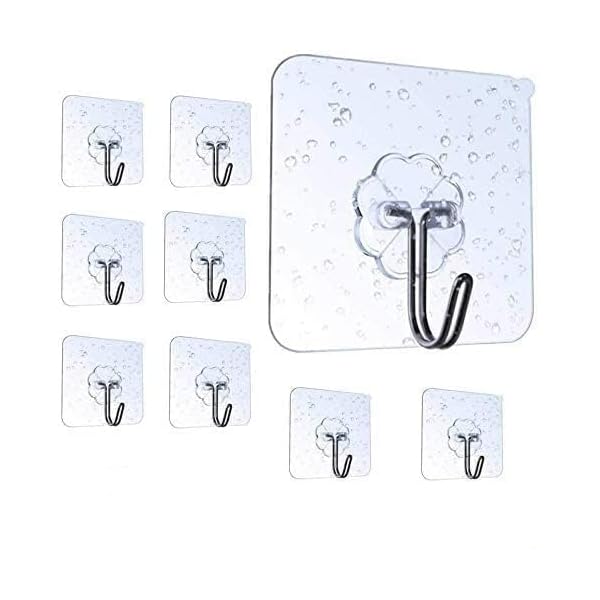 壁掛け フック 粘着 強力 壁穴あけないフック - 壁掛けフック 粘着フック 耐荷重20KG 穴開けない 傷つ..