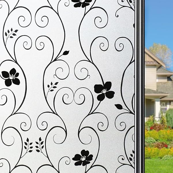 窓ガラス目隠しフィルム ステンドグラス シール 窓用フィルム すりガラス調 目隠しシート めかくしシー..