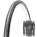 26×1 3/8 自転車 タイヤ:1本 26インチ 37-590 通勤 通学 街乗り アーバンバイク、ママチャリ対応 - 滑らか 耐摩耗 軽快車 折りたたみ式 交換タイヤ - ブラック