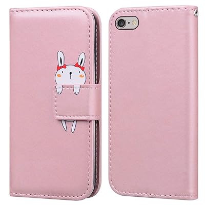 Ailisi Ή iPhone 6/6S P[X 蒠^ Abv ACtH6 P[X ACtH6S 4.7 C` Jo[  lCPUU[z^ Jo[ Rabbit 킢  ϏՌیP[X X^h@\ J[h[ X