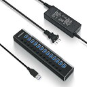 USBハブ 電源付き 13ポート アルミ製 USB Hub 3.0 72W 5Gbps高速転送 セルフパワー 独立スイッチ付 12V/6A ACアダプタ付き(RSH-A13-5G)(2)