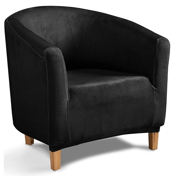 ソファーカバー 1人掛け, 肘付き 一体型 きチェアカバー 無地 縦横弾力 ストレッチ フィットタイプ 滑..