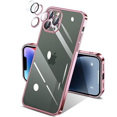 iPhone11 Pro max ケース クリア 【一体型 カメラ レンズ 保護 付き】 透明 米軍MIL規格 落下防止 メッキ加工 耐衝撃 吸収 保護 頑丈 薄 型 軽量 黄ばみ防止 ワイヤレス magsafe充電対応 スト…