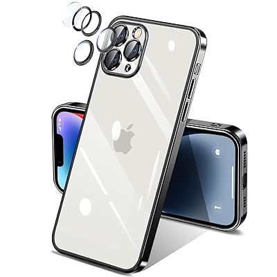 iPhone11 Pro ケース クリア 【一体型 カメラ レンズ 保護 付き】 透明 米軍MIL規格 落下防止 メッキ加工 耐衝撃 吸収 保護 頑丈 薄 型 軽量 黄ばみ防止 ワイヤレス magsafe充電対応 ストラッ…