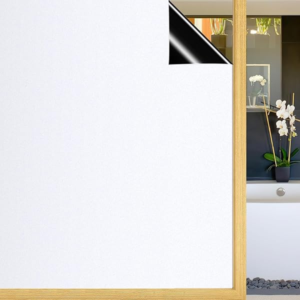 遮光シート 窓ガラス目隠しフィルム 遮光フィルム ガラス 目隠しシート 窓 遮光 シート UVカットフィルム 窓フィルム 目隠し すりガラス調 窓 目隠しシール めかくしシート ガラス 窓用 水貼り・貼り直し可能 日差し・西日対策 防犯 飛散防止 無