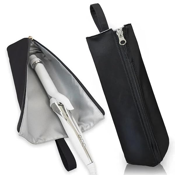 ヘアアイロン ケース 収納 カールアイロン収納 耐熱 300度 熱いまま収納できる 吊り下げ ヘアアイロン..