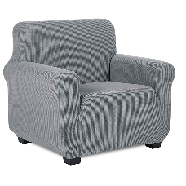 ソファーカバー 1人掛け 肘付き マルチカバー 北欧 無地 おしゃれ ストレッチ フィットタイプ 通気性 ..