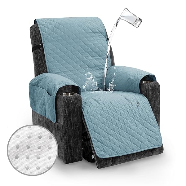 ソファーカバー リクライニングソファ 防水 マルチカバー 肘付き 肘付き 犬猫対策 ソファーマット 滑り..