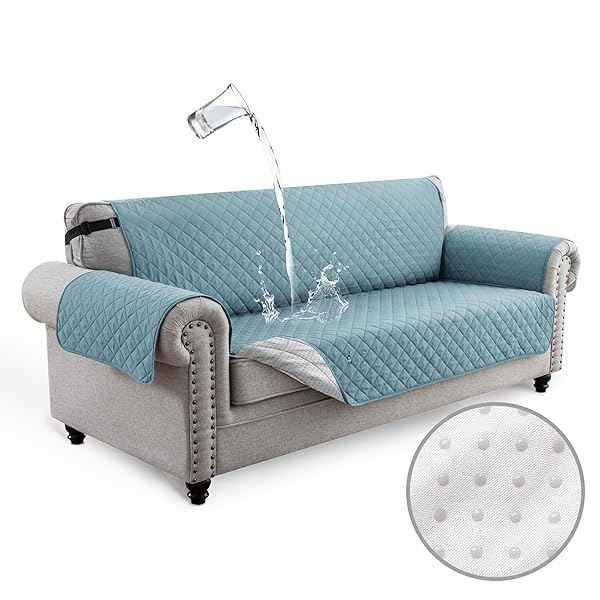 ソファーカバー 3人掛け 防水 マルチカバー 肘付き 犬猫対策 ソファーマット 滑り止め 撥水加工 ソファ..