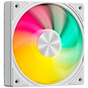 Novonest ケースファン 120mmファン 高性能 1650RPM pcファン 5V 3PIN ARGB 冷却ファン 4PIN PWM 120mm PCケースファン rgbファン 静音 冷却 ホワイト「U3TC1」(2)