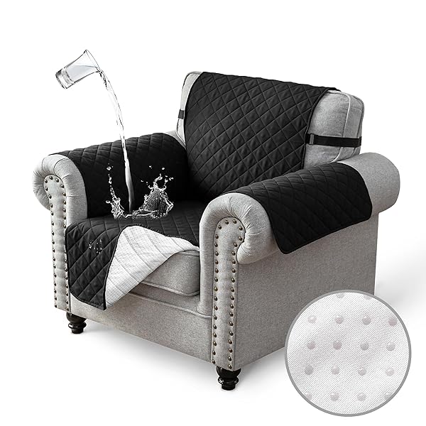 ソファーカバー 1人掛け 防水 マルチカバー 肘付き 犬猫対策 ソファーマット 滑り止め 撥水加工 ソファ..