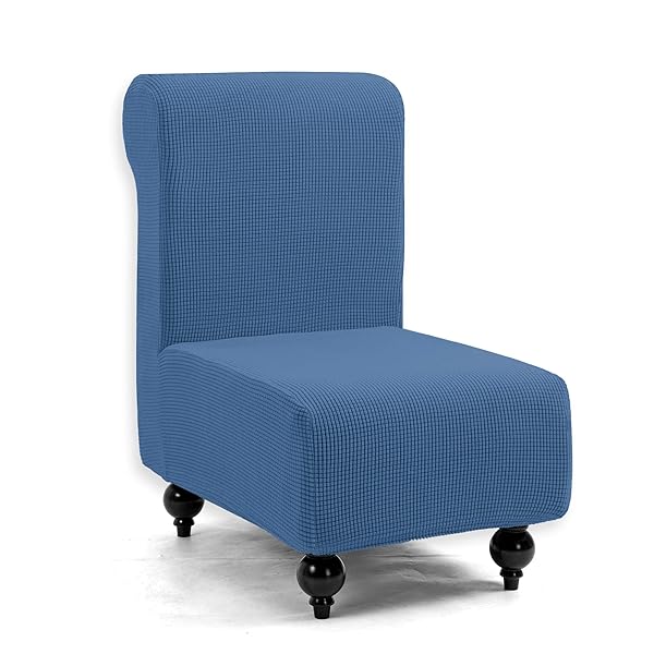 ソファーカバー 1人掛け 肘なし チェアカバー 無地 縦横弾力 ストレッチ フィットタイプ 滑り止め 柔ら..