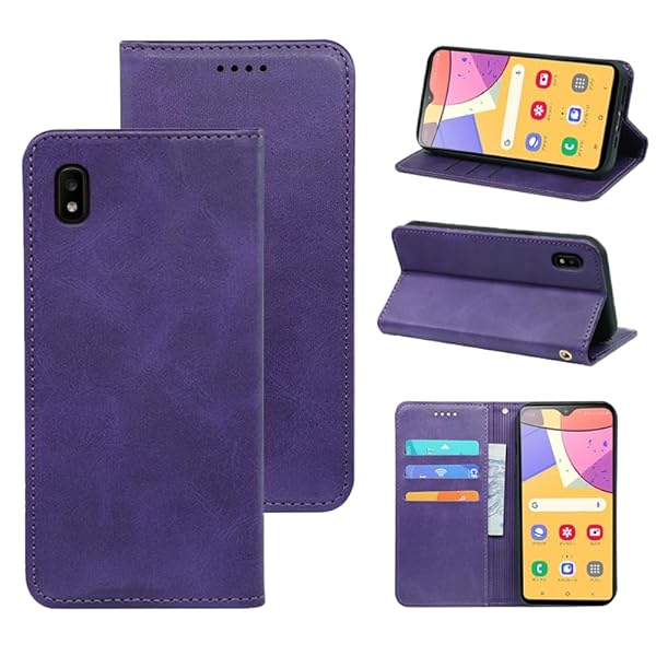 適用 Galaxy A20 SCV46/ 適用 Galaxy A21 SC-42A ケース 手帳型 カバー PUレザー カード収納 財布型 耐衝