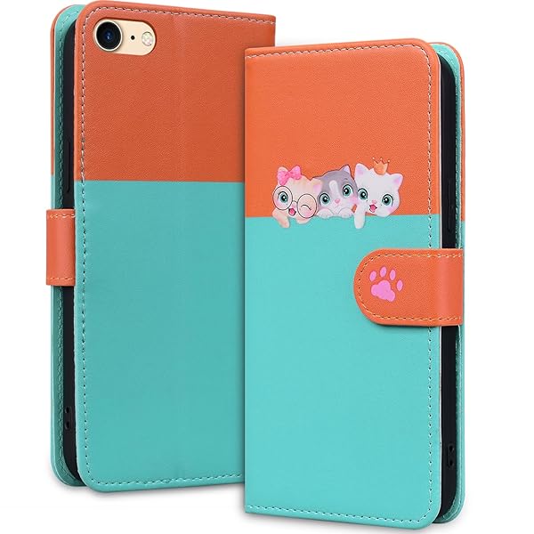 iPhone SE3 ケース 手帳型 猫 スマホケース SE 手帳型 あいふおん7/8ケース 手帳型 携帯ケース カ