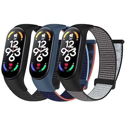 [Huamanlou] iCXgbv Xiaomi Mi Band 7/Mi Band 6/Mi Band 5/Mi Band 4/Mi Band 3ohɑΉ \tgX|[cEHb`Xgbv xg߉\ȌpXgbv Y f