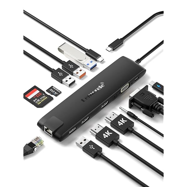 多機能 HDMI2つ LAN ドッキングステーション MST USB C ハブ 13-IN-1 USB3.0 ハブ マルチモニター 3画