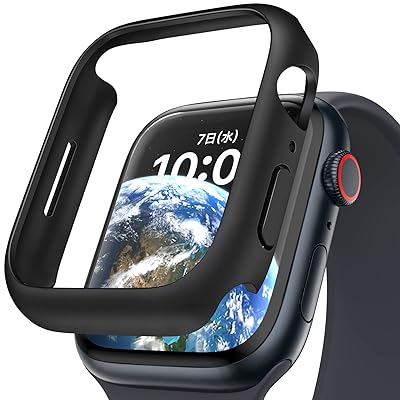 NIMASO 対応 Apple Watch Series 7 / 8 / 9 45mm 用 ケース スリム 軽量 アップルウォッチ7 アップルウォッチ 9 / 8 / 7 45mm apple watch7 ケース 保護カバー 側面 衝撃防止 液晶部