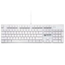 Merdia メカニカル式ゲーミングキーボード 全104キーボード US配列 USB有線キーボード LEDバックライト付き (青軸-ホワイト)(2)