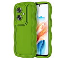 HeeNia OPPO A79 5G 対応 ケース カバー シリコン質感 耐衝撃 落下防止 取付簡単 カメラ保護 レンズ保護 高級携帯電話ケース OPPO A79 5G 用 (グリーン)(2)