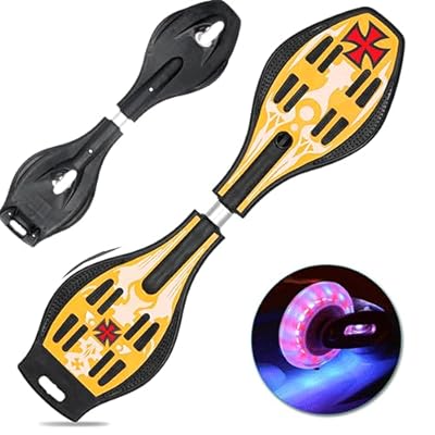 AISFA スケートボード 子供 ブレイブボード スケボー 子供 スケートボード キッズ スケートボード 子供 キッズ用 エスボード子供用 ブレードボード 子供用 ブレイブボード 子供用 ブレボー 外遊び おもちゃ 光るタイヤ ギフト女の子 男の子