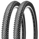 MOHEGIA 2本セット マウンテンバイクタイヤ: 26×1.95インチ 折り畳み式 交換用タイヤ MTB自転車タイヤ