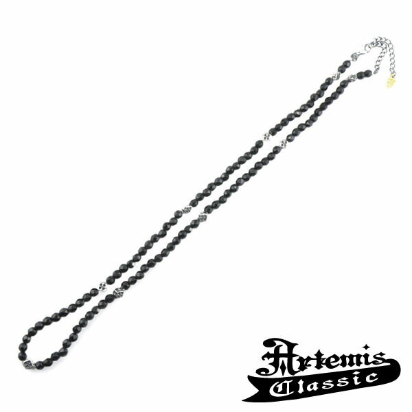 アルテミスクラシック Artemis Classic トレサリーブラックスピネルネックレス【skz】ブランド シルバーアクセサリー ネックレス チェーン 黒 ペンダント 天然石 パワーストーン メンズ レディース 男性 大人 かっこいい シンプル プレゼント ギフト 誕生日 記念日