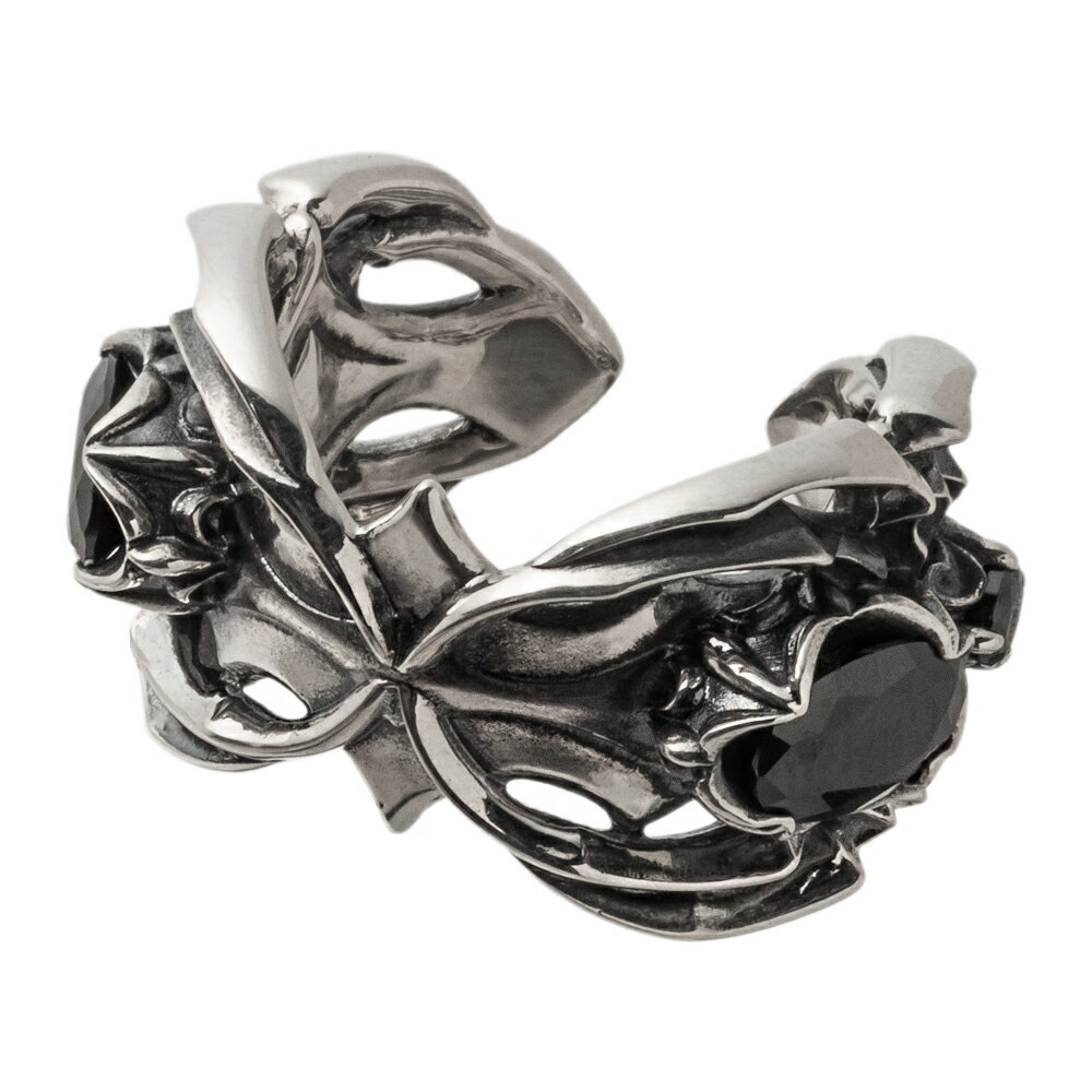 アルテミスクラシック ArtemisClassic ツインスパイダーイヤーカフ 片耳分 ACE0192【skz】ブランド メンズ イヤーカフ かっこいい 大ぶり シルバー925 ブラック ストーン 黒 蜘蛛 大人 ノンホール 男性 彼氏 誕生日 プレゼント ギフト 記念日 贈り物 クリスマス