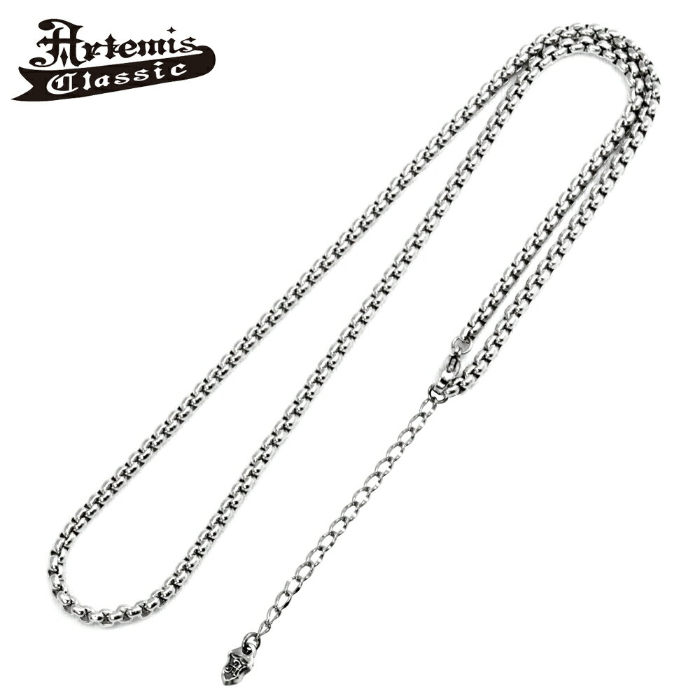 【ラスト1本】アルテミスクラシック ArtemisClassic ステンレス甲丸ベネチアンチェーン3.0mm【skz】ブランド ネックレス チェーン メンズ レディース チェーンのみ チェーン だけ シルバー ベネチアン 男性 女性 誕生日 プレゼント 贈り物 彼氏 彼女 大人 ギフト