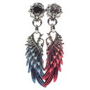 新作 アルテミスキングス ARTEMISKINGS ペアセット 青彩&赤彩ウイングピアス AKE0123 AKE0124【skz】