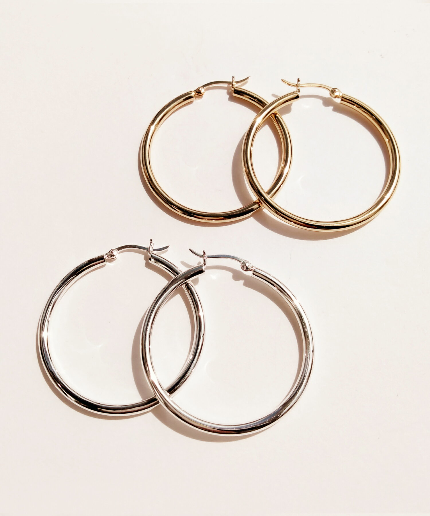 メーカー取り寄せ品 Blanche ブランシュ Sagesse Lsize(サジェス) Hoops 両耳分 BP002