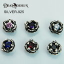 DEAL DESIGN ディールデザイン ローズスタッズピアス シルバーピアス サービスチェーン50cm付き 390663【メーカー取り寄せ品】