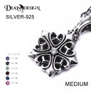 DEAL DESIGN ディールデザイン スノーフラワー:ミディアム(トップ)サービスチェーン50cm付き メンズネックレス 395107【メーカー取り寄せ品】