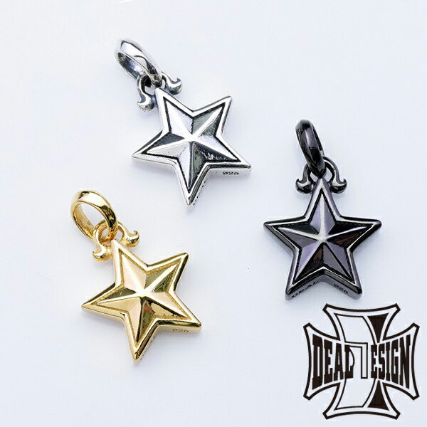 DEAL DESIGN ディールデザイン スターロックスチャーム(トップ)サービスチェーン50cm付き メンズネック..