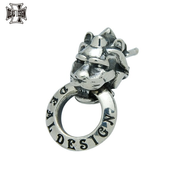 DEAL DESIGN ディールデザイン ライオンノッカーピアス:ラージ メンズピアス 片耳分 391337【メーカー取り寄せ品】