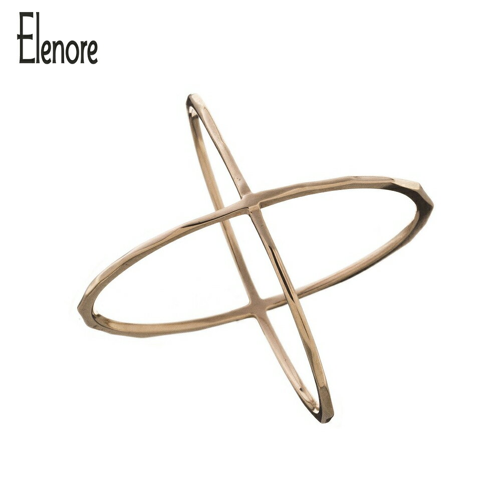 特別価格 エレノアジュエリー Elenore Jewelry 10金Xリング【skz】ブランド レディース 指輪 おしゃれ クロス シンプル ゴールド 大人 かわいい ジュエリー リング デザイン 重ね付け 10K K10 華やか 豪華 細め 女性 彼女 誕生日 プレゼント ギフト 記念日 クリスマス