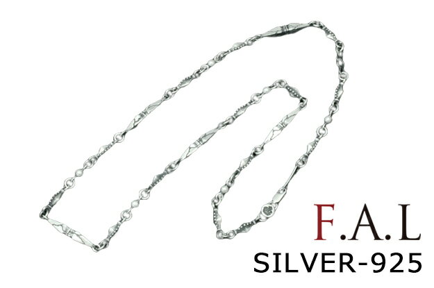 メーカー取り寄せ品 フォーサイデッドピラミッドカラムネックレス シルバーネックレス FAL エフエーエル