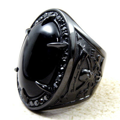メーカー取り寄せ品/ブラックベアードリング(ブラック)/指輪/holloow/ホロウ